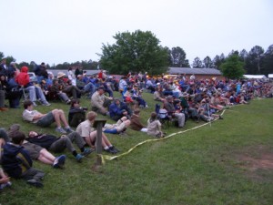 Boy Scouts join together for a Chapel Hill Camporee