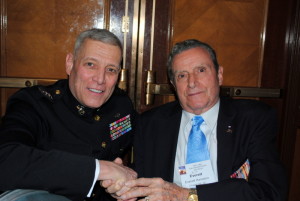 Bud Hampton with ACMC General John M. Paxton, Jr.